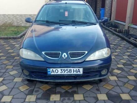 Синий Рено Меган, объемом двигателя 1.6 л и пробегом 277 тыс. км за 750 $, фото 1 на Automoto.ua