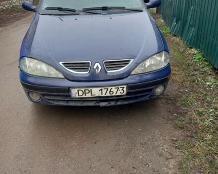 Синий Рено Меган, объемом двигателя 1.9 л и пробегом 350 тыс. км за 1200 $, фото 1 на Automoto.ua