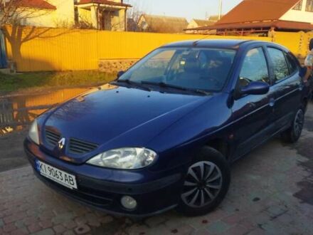 Рено Меган 2002 в Фастове на Automoto.ua Синий Рено Меган, объемом двигателя 1.4 л и пробегом 267 тыс. км за 2950 $, фото 1 на Automoto.ua