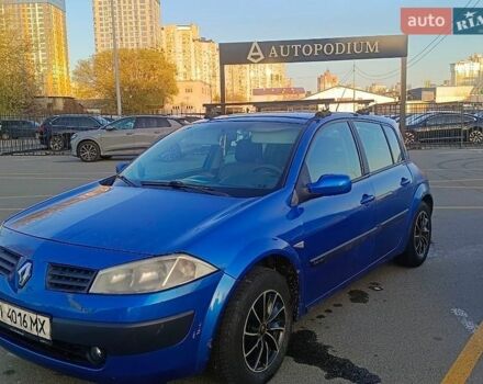 Синий Рено Меган, объемом двигателя 1.4 л и пробегом 380 тыс. км за 2100 $, фото 1 на Automoto.ua