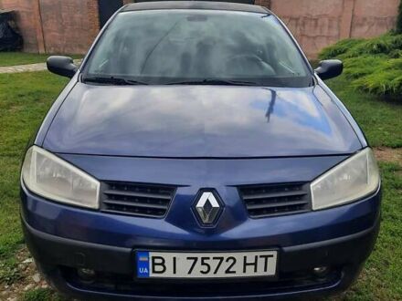 Рено Меган 2003 в Полтаве на Automoto.ua Синий Рено Меган, объемом двигателя 1.6 л и пробегом 300 тыс. км за 3000 $, фото 1 на Automoto.ua