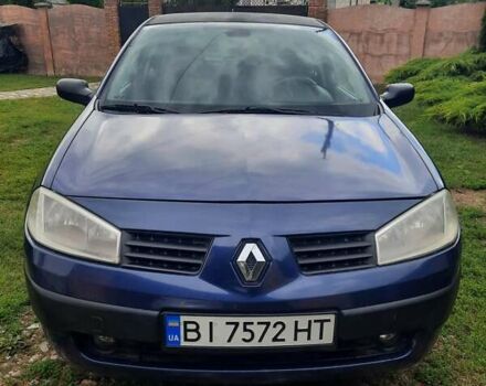 Рено Меган 2003 в Полтаве на Automoto.ua Синий Рено Меган, объемом двигателя 1.6 л и пробегом 300 тыс. км за 3000 $, фото 1 на Automoto.ua