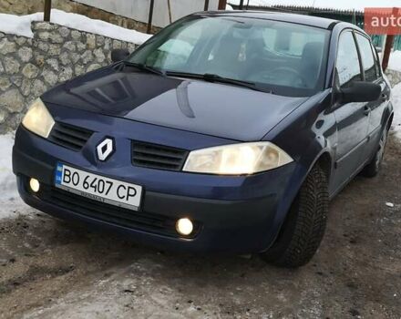 Синий Рено Меган, объемом двигателя 1.4 л и пробегом 208 тыс. км за 3699 $, фото 1 на Automoto.ua