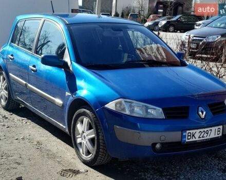 Синий Рено Меган, объемом двигателя 1.6 л и пробегом 250 тыс. км за 3500 $, фото 1 на Automoto.ua