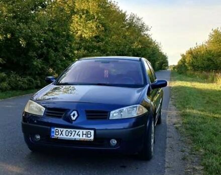 Синий Рено Меган, объемом двигателя 1.6 л и пробегом 206 тыс. км за 3200 $, фото 1 на Automoto.ua