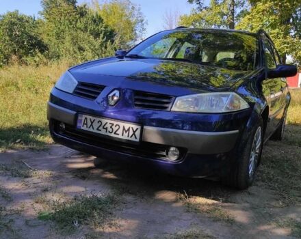 Синий Рено Меган, объемом двигателя 1.6 л и пробегом 247 тыс. км за 5200 $, фото 1 на Automoto.ua