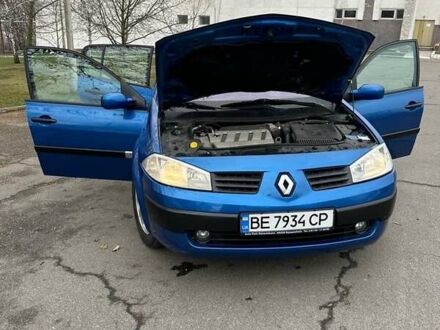 Синій Рено Меган, об'ємом двигуна 2 л та пробігом 172 тис. км за 4300 $, фото 1 на Automoto.ua