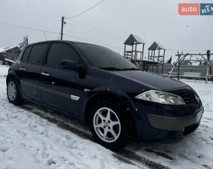Синий Рено Меган, объемом двигателя 1.6 л и пробегом 182 тыс. км за 3700 $, фото 1 на Automoto.ua