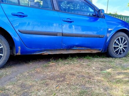 Рено Меган 2003 в Изюме на Automoto.ua Синий Рено Меган, объемом двигателя 1.9 л и пробегом 250 тыс. км за 2200 $, фото 1 на Automoto.ua