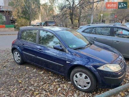 Рено Меган 2003 у Києві на Automoto.ua Синій Рено Меган, об'ємом двигуна 1.4 л та пробігом 164 тис. км за 4400 $, фото 1 на Automoto.ua
