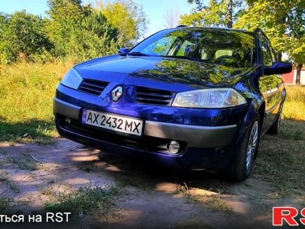 Синий Рено Меган, объемом двигателя 1.6 л и пробегом 248 тыс. км за 4800 $, фото 1 на Automoto.ua