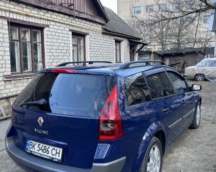 Синий Рено Меган, объемом двигателя 1.9 л и пробегом 414 тыс. км за 3550 $, фото 1 на Automoto.ua