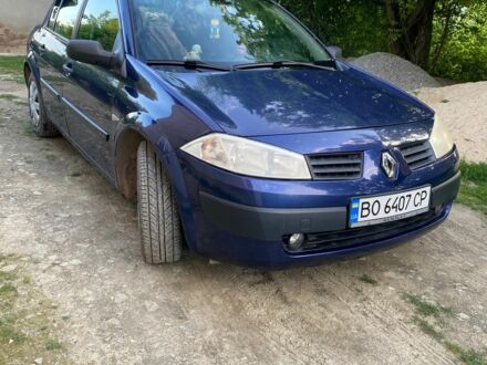 Рено Меган 2003 в Тернополе на Automoto.ua Синий Рено Меган, объемом двигателя 1.4 л и пробегом 204 тыс. км за 3500 $, фото 1 на Automoto.ua