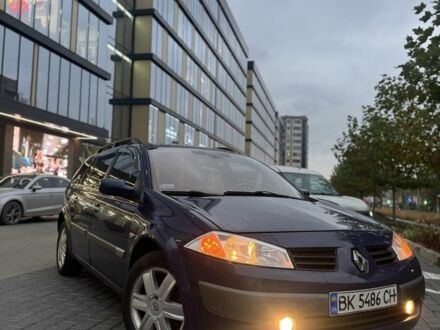 Синий Рено Меган, объемом двигателя 1.9 л и пробегом 418 тыс. км за 3699 $, фото 1 на Automoto.ua