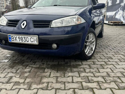 Синий Рено Меган, объемом двигателя 1.5 л и пробегом 210 тыс. км за 4800 $, фото 1 на Automoto.ua