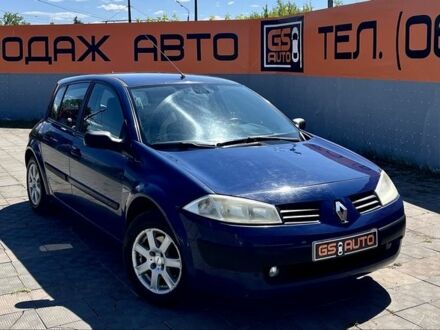 Синий Рено Меган, объемом двигателя 2 л и пробегом 280 тыс. км за 4401 $, фото 1 на Automoto.ua