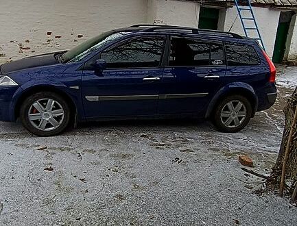 Синій Рено Меган, об'ємом двигуна 1.5 л та пробігом 287 тис. км за 4500 $, фото 1 на Automoto.ua