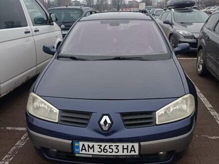 Синій Рено Меган, об'ємом двигуна 1.6 л та пробігом 220 тис. км за 4000 $, фото 1 на Automoto.ua