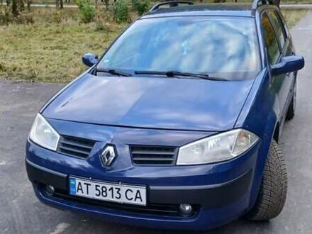 Рено Меган 2004 в Калуше на Automoto.ua Синий Рено Меган, объемом двигателя 1.46 л и пробегом 293 тыс. км за 4400 $, фото 1 на Automoto.ua