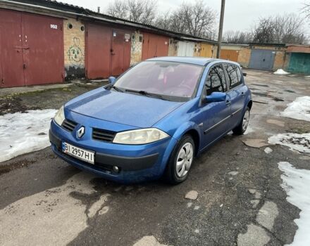 Синий Рено Меган, объемом двигателя 1.6 л и пробегом 300 тыс. км за 2600 $, фото 1 на Automoto.ua