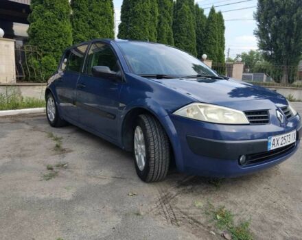 Синий Рено Меган, объемом двигателя 2 л и пробегом 290 тыс. км за 4300 $, фото 1 на Automoto.ua