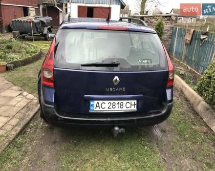Синий Рено Меган, объемом двигателя 1.9 л и пробегом 293 тыс. км за 4200 $, фото 1 на Automoto.ua