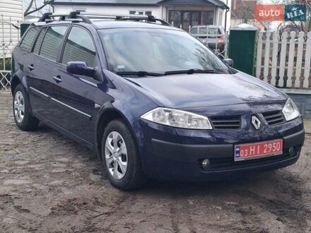 Синий Рено Меган, объемом двигателя 1.6 л и пробегом 198 тыс. км за 4599 $, фото 1 на Automoto.ua