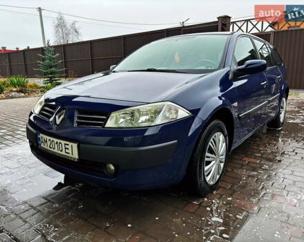 Синій Рено Меган, об'ємом двигуна 1.6 л та пробігом 261 тис. км за 4300 $, фото 1 на Automoto.ua
