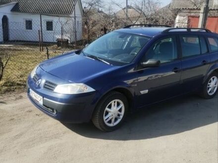 Синий Рено Меган, объемом двигателя 1.46 л и пробегом 270 тыс. км за 3850 $, фото 1 на Automoto.ua