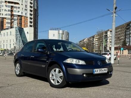 Синий Рено Меган, объемом двигателя 1.6 л и пробегом 252 тыс. км за 4200 $, фото 1 на Automoto.ua