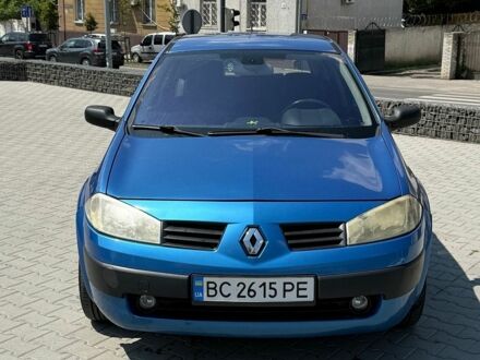 Синий Рено Меган, объемом двигателя 1.6 л и пробегом 201 тыс. км за 3700 $, фото 1 на Automoto.ua