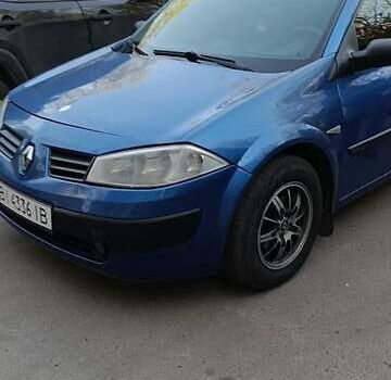Синій Рено Меган, об'ємом двигуна 1.6 л та пробігом 200 тис. км за 4500 $, фото 1 на Automoto.ua