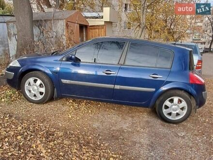 Рено Меган 2004 в Житомире на Automoto.ua Синий Рено Меган, объемом двигателя 1.6 л и пробегом 235 тыс. км за 4200 $, фото 1 на Automoto.ua