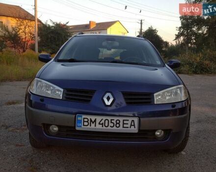 Синий Рено Меган, объемом двигателя 1.6 л и пробегом 189 тыс. км за 5000 $, фото 1 на Automoto.ua