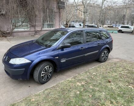 Синий Рено Меган, объемом двигателя 1.4 л и пробегом 198 тыс. км за 3700 $, фото 1 на Automoto.ua