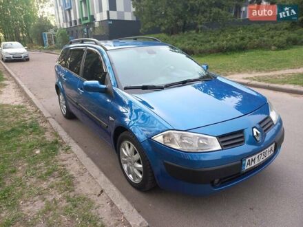Рено Меган 2005 в Житомире на Automoto.ua Синий Рено Меган, объемом двигателя 1.6 л и пробегом 299 тыс. км за 4800 $, фото 1 на Automoto.ua
