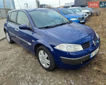 Синий Рено Меган, объемом двигателя 1.6 л и пробегом 238 тыс. км за 5500 $, фото 1 на Automoto.ua