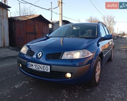 Синий Рено Меган, объемом двигателя 1.6 л и пробегом 165 тыс. км за 5200 $, фото 1 на Automoto.ua
