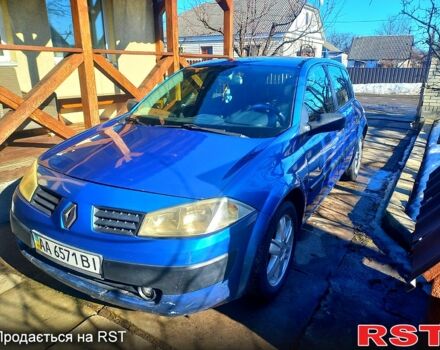Синий Рено Меган, объемом двигателя 1.6 л и пробегом 174 тыс. км за 3000 $, фото 1 на Automoto.ua