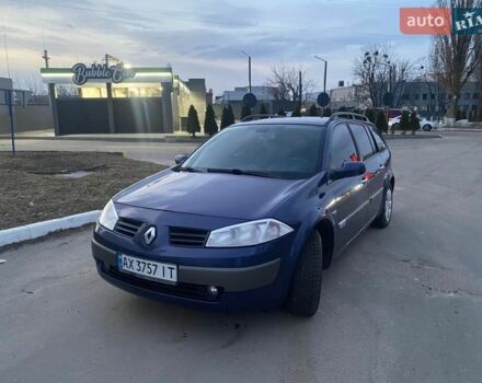 Синий Рено Меган, объемом двигателя 1.6 л и пробегом 347 тыс. км за 4900 $, фото 1 на Automoto.ua