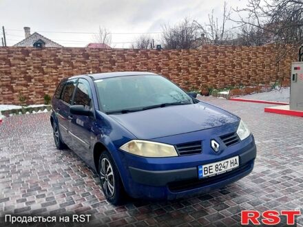Синий Рено Меган, объемом двигателя 1.4 л и пробегом 30000 тыс. км за 3850 $, фото 1 на Automoto.ua