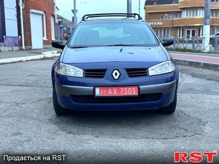 Рено Меган 2005 в Кропивницком (Кировограде) на Automoto.ua Синий Рено Меган, объемом двигателя 16 л и пробегом 0 тыс. км за 4999 $, фото 1 на Automoto.ua