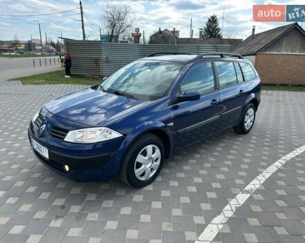 Синий Рено Меган, объемом двигателя 1.6 л и пробегом 180 тыс. км за 4500 $, фото 1 на Automoto.ua