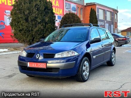 Рено Меган 2005 у Кропивницькому (Кіровограді) на Automoto.ua Синій Рено Меган, об'ємом двигуна 1.6 л та пробігом 195 тис. км за 4999 $, фото 1 на Automoto.ua