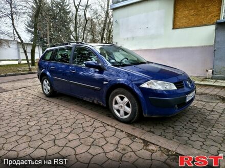Синий Рено Меган, объемом двигателя 1.9 л и пробегом 242 тыс. км за 3800 $, фото 1 на Automoto.ua