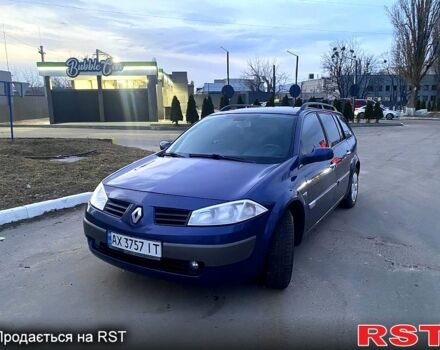Синий Рено Меган, объемом двигателя 1.6 л и пробегом 347 тыс. км за 4900 $, фото 1 на Automoto.ua