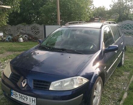 Синий Рено Меган, объемом двигателя 1.6 л и пробегом 243 тыс. км за 4000 $, фото 1 на Automoto.ua