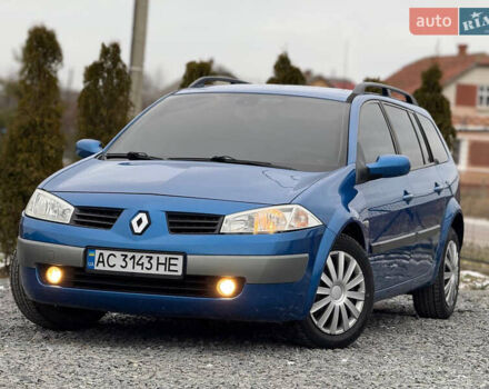 Синій Рено Меган, об'ємом двигуна 1.6 л та пробігом 215 тис. км за 4999 $, фото 1 на Automoto.ua