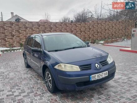 Синий Рено Меган, объемом двигателя 1.39 л и пробегом 300 тыс. км за 3850 $, фото 1 на Automoto.ua