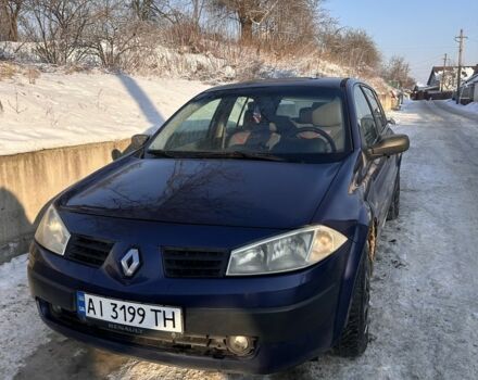 Синий Рено Меган, объемом двигателя 1.4 л и пробегом 200 тыс. км за 4100 $, фото 1 на Automoto.ua